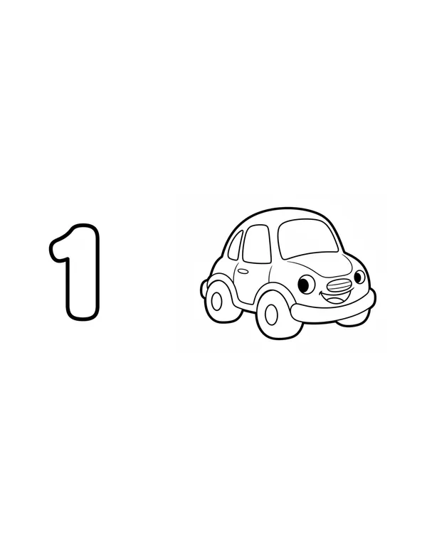 1 coloring page — free printable